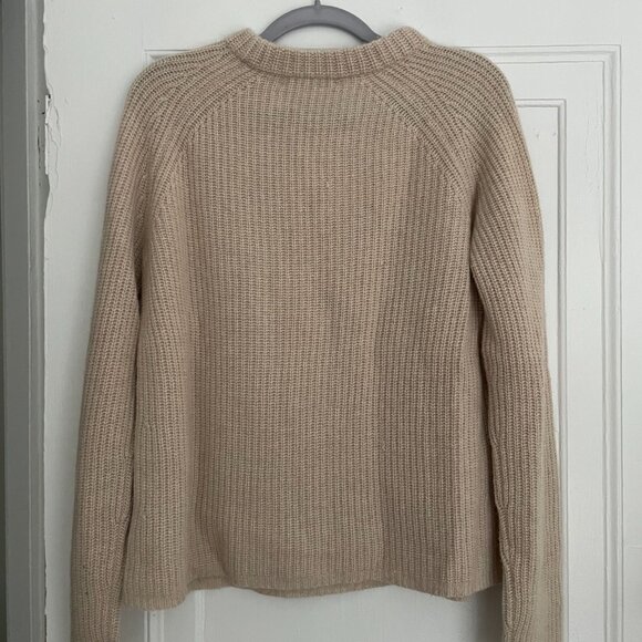 Jenni Kayne Cream Crew Neck Sweater - Picture 7 of 8
